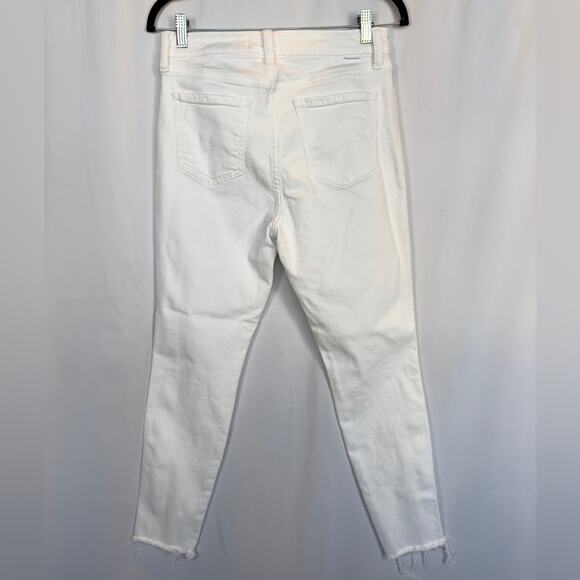 Daze Denim Moneymaker High Rise Vintage Skinny Jeans Porcelain White Size 29 - Picture 6 of 7